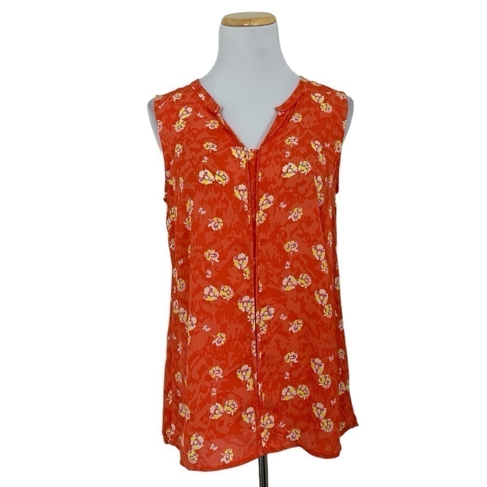 Cabi Vital  Willdflower blouse tank Top floral women’s size small